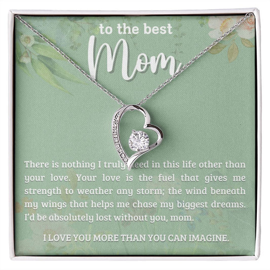 To The Best Mom- Forever Love Necklace *4